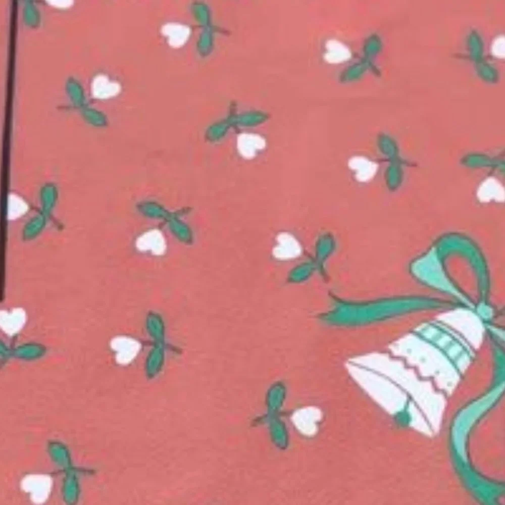 BNIP Holiday Flannelback. Tablecloth Christmas